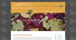Desktop Screenshot of bothyvineyard.co.uk